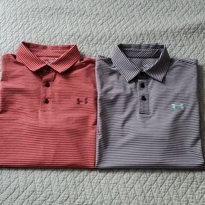 Under Armour Golf Polos Large 2 Polos